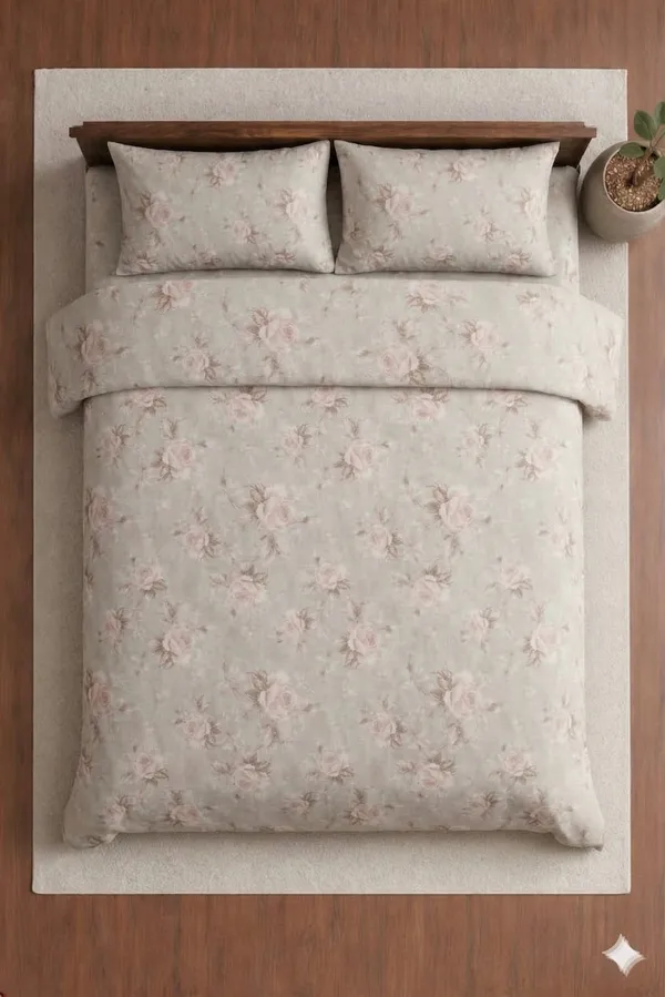 Grey_Cotton_Zella_Double_Bedsheet_With_210_Thread_Count
