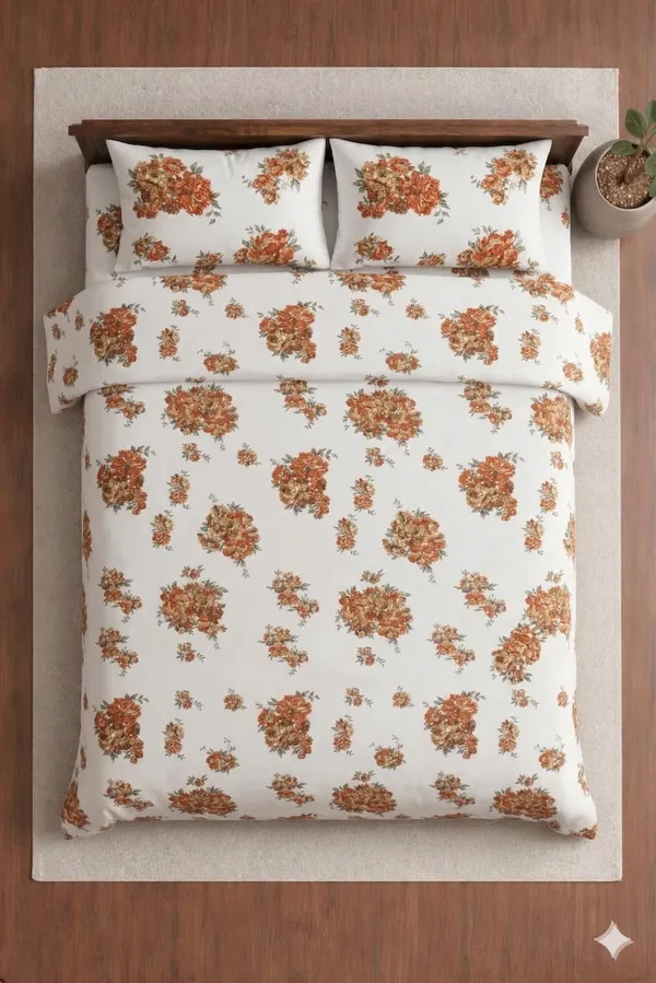 White_Cotton_Snow_White_Double_Bedsheet_With_180_Thread_Count