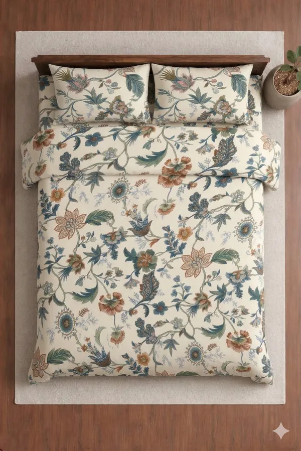 White_Cotton_Palmora_Double_Bedsheet_With_310_Thread_Count