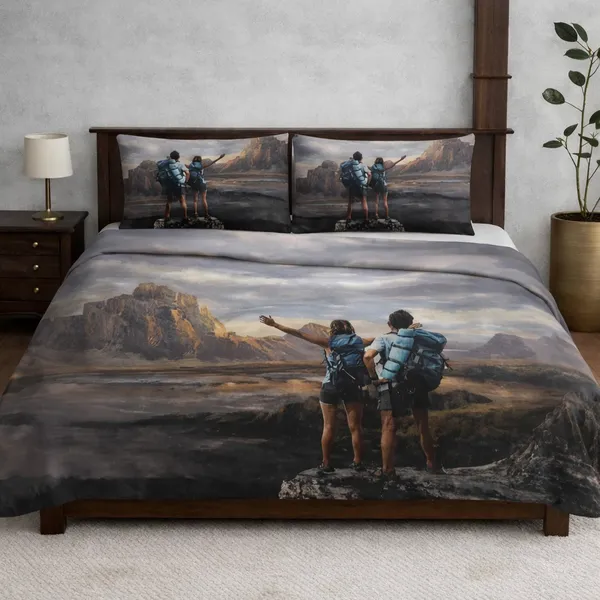 Grey_Cotton_Digi_Style_Double_Bedsheet_With_310_Thread_Count