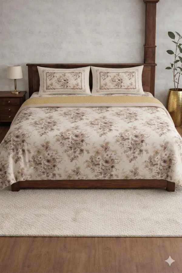 White_Cotton_Zella_Double_Bedsheet_With_210_Thread_Count