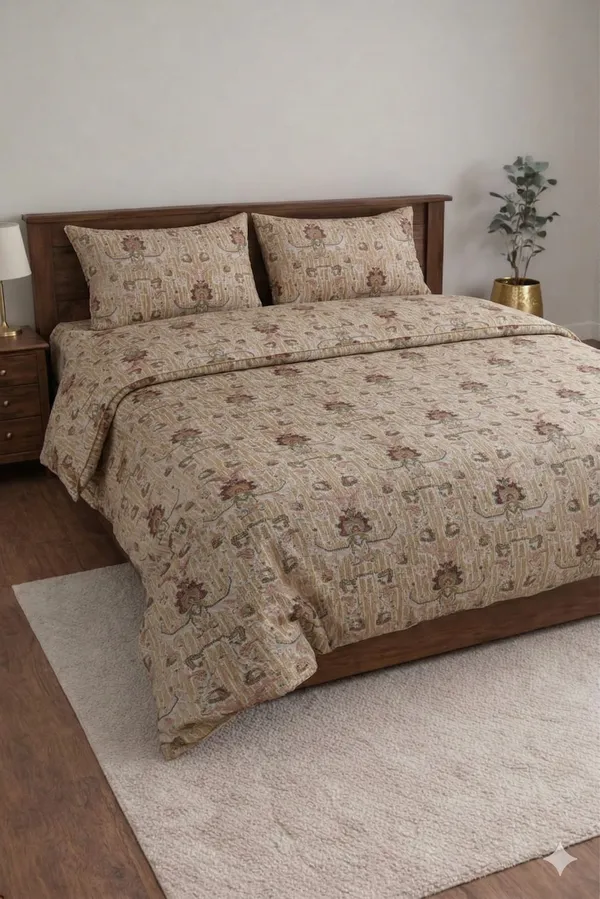 Grey_Cotton_Crown_Double_Bedsheet_With_210_Thread_Count