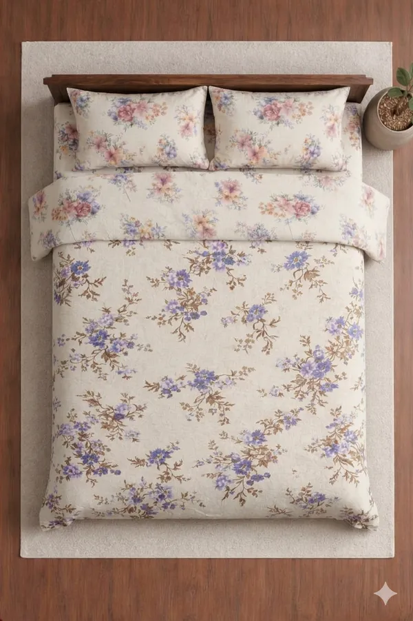 White_Cotton_Carnival_Double_Bedsheet_With_180_Thread_Count