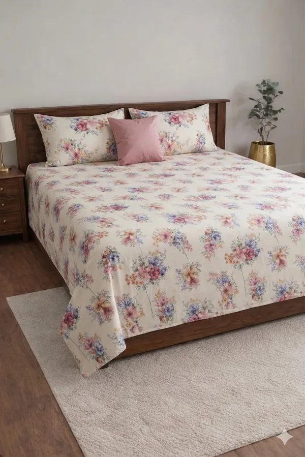 White_Cotton_Carnival_Double_Bedsheet_With_180_Thread_Count