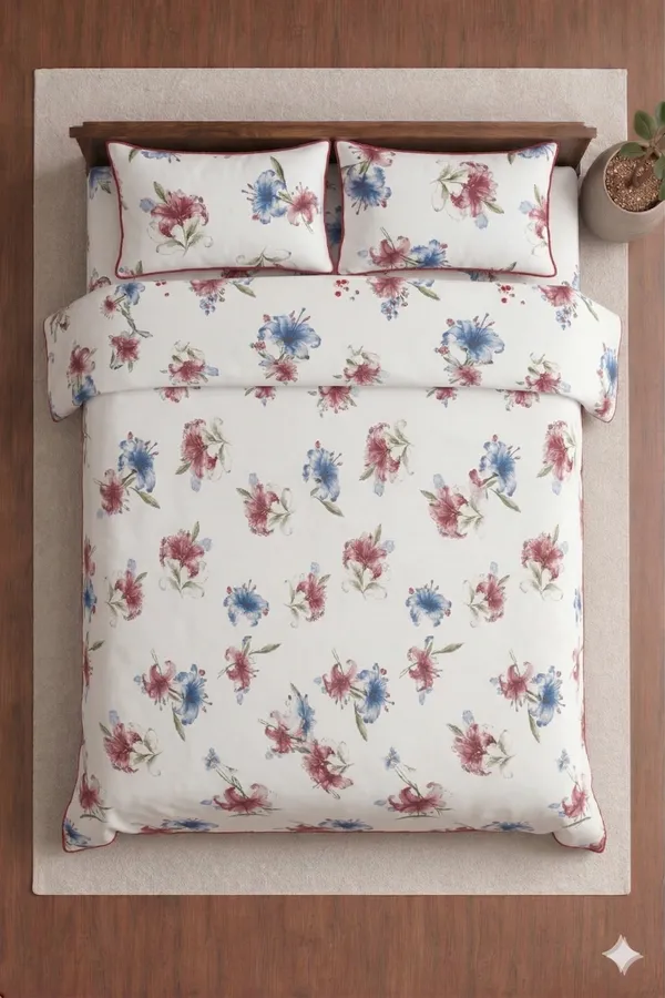 White_Cotton_Snow_White_Double_Bedsheet_With_180_Thread_Count