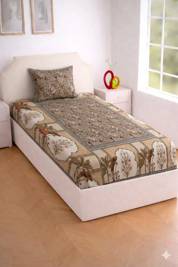 Multicolor_Cotton_Full_Jaal_Single_Bedsheet