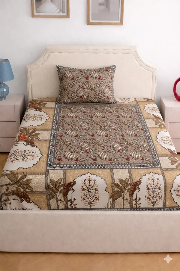 Multicolor_Cotton_Full_Jaal_Single_Bedsheet