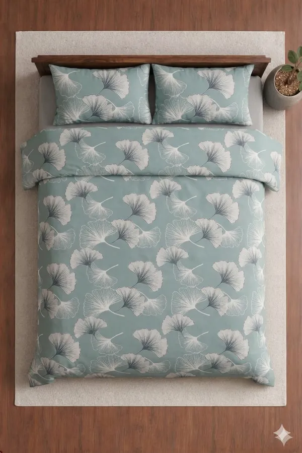 Green_Cotton_Carnival_Double_Bedsheet_With_180_Thread_Count