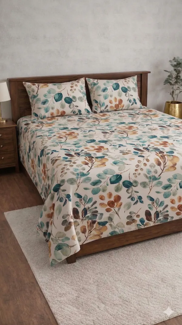 Blue_Cotton_Carnival_Double_Bedsheet_With_180_Thread_Count