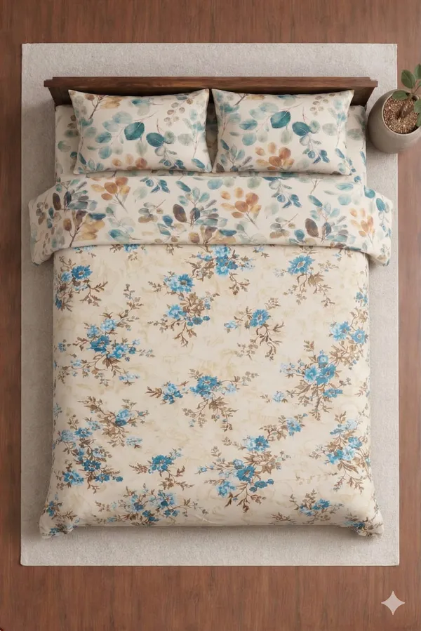 Blue_Cotton_Carnival_Double_Bedsheet_With_180_Thread_Count