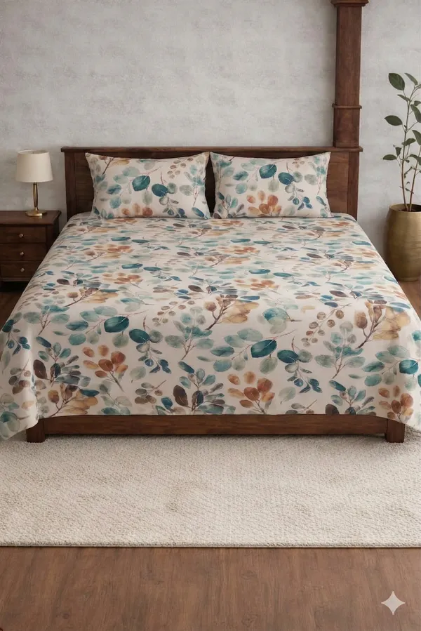 Blue_Cotton_Carnival_Double_Bedsheet_With_180_Thread_Count
