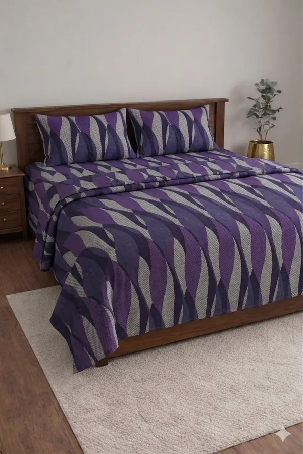 Purple_Cotton_Everyday_Double_Bedsheet_With_180_Thread_Count