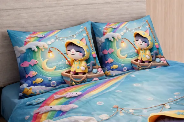 Multicolor_Cotton_7D_Printed_Double_Bedsheet_With_210_Thread_Count