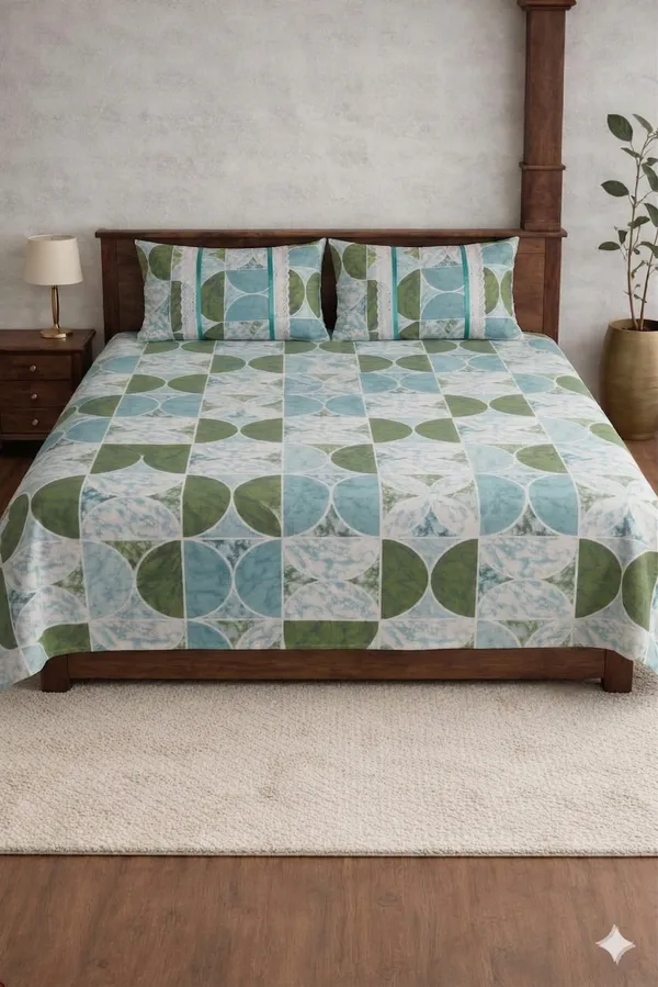 Green_Cotton_Anokhi_Double_Bedsheet_With_310_Thread_Count