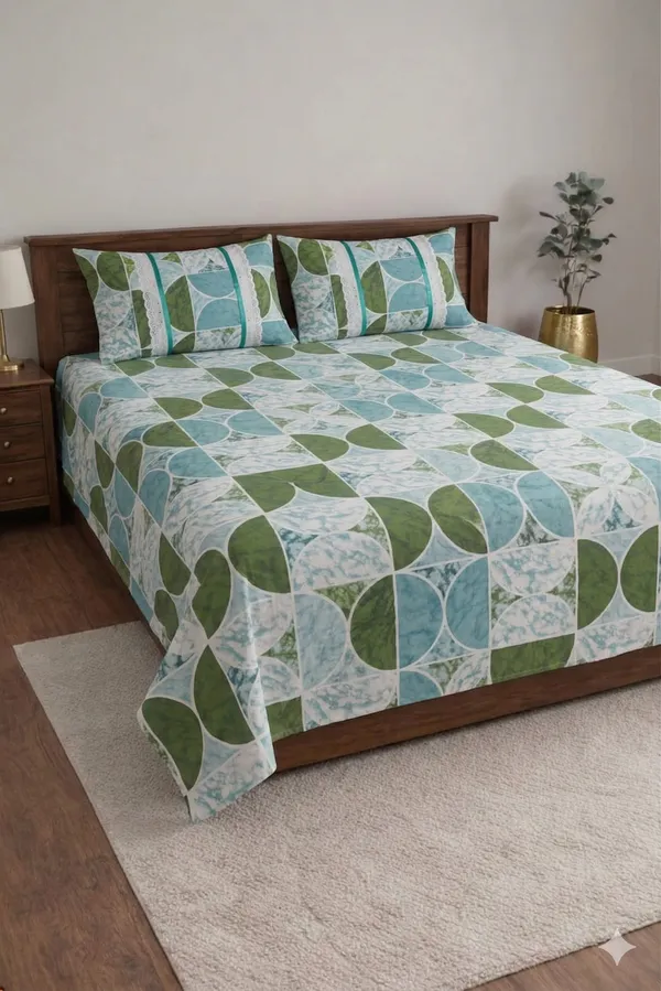 Green_Cotton_Anokhi_Double_Bedsheet_With_310_Thread_Count