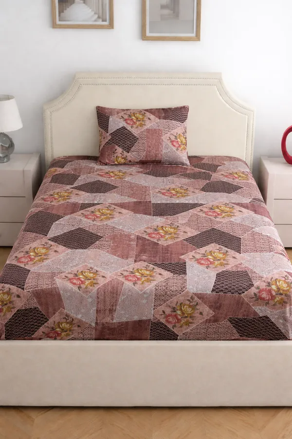 Brown_Cotton_Everyday_Single_Bedsheet