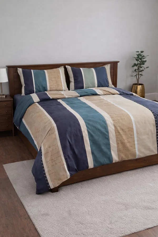Multicolor_Cotton_Stanley_Double_Bedsheet_With_210_Thread_Count