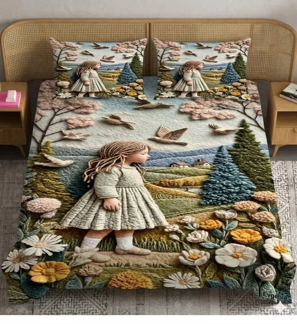 Multicolor_Cotton_7D_Printed_Double_Bedsheet_With_210_Thread_Count