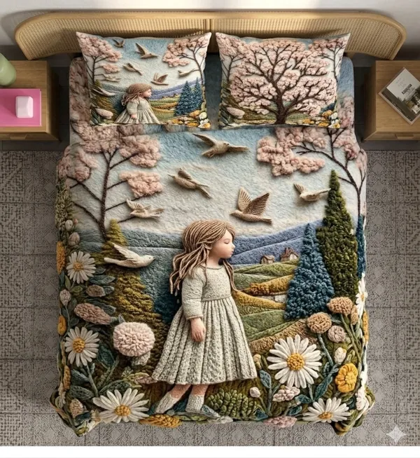Multicolor_Cotton_7D_Printed_Double_Bedsheet_With_210_Thread_Count