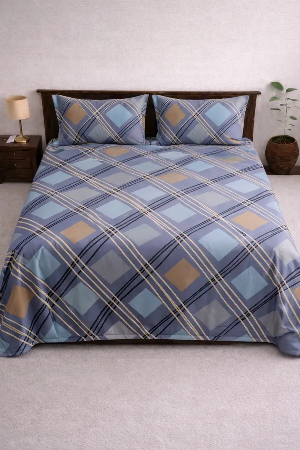 Blue_Cotton_Murphy_King_Double_Bedsheet_With_180_Thread_Count