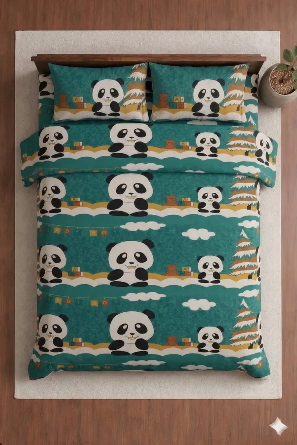 Blue_Cotton_Kids_Den_Double_Bedsheet_With_180_Thread_Count