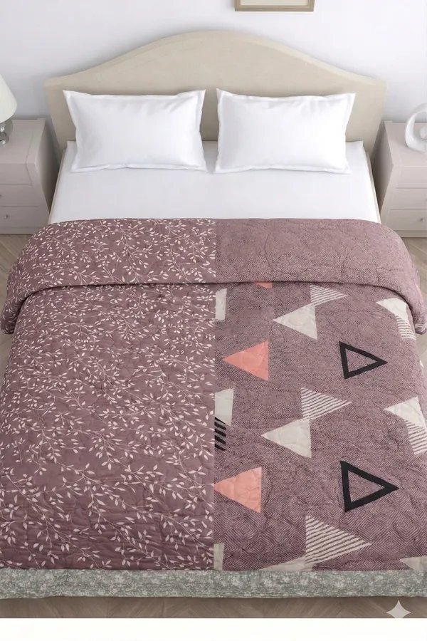 Brown_Cotton_Ac_Quilt_Ac_Quilt/Comforter_With_210_Thread_Count
