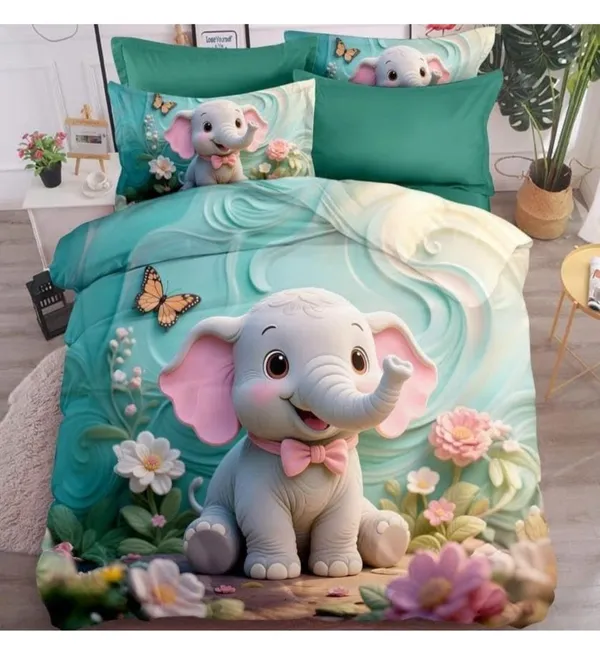 Multicolor_Cotton_7D_Printed_Double_Bedsheet_With_210_Thread_Count