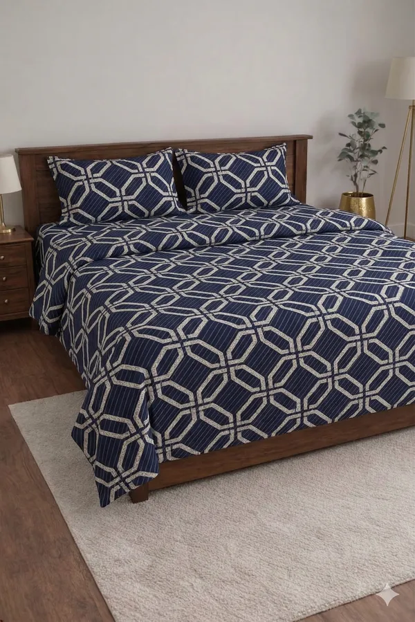 Blue_Cotton_Carnival_Double_Bedsheet_With_180_Thread_Count