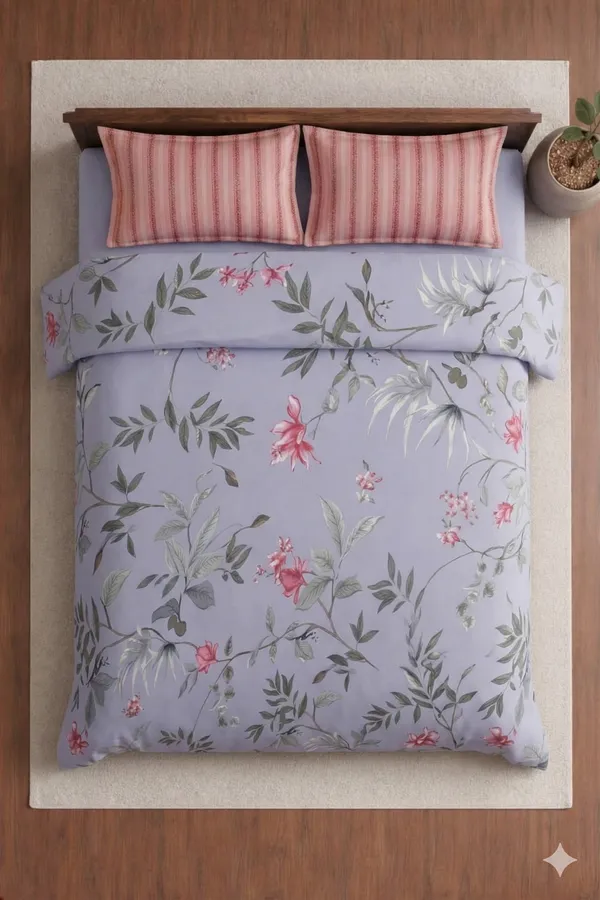 Blue_Cotton_Oscar_Double_Bedsheet_With_180_Thread_Count