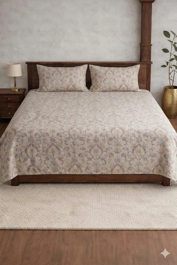 Multicolor_Cotton_Elegant_Diwan_Bedsheet_Set_With_180_Thread_Count