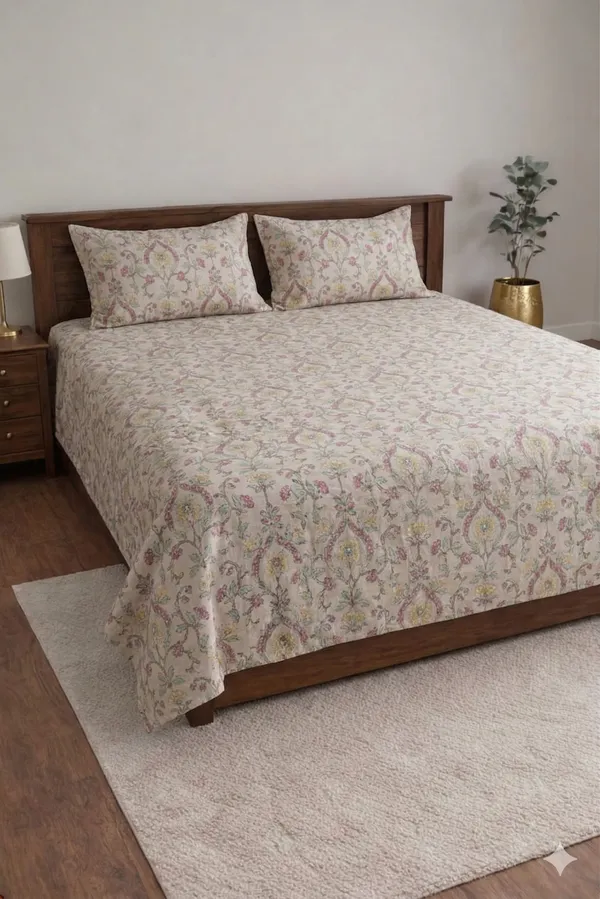 Multicolor_Cotton_Elegant_Diwan_Bedsheet_Set_With_180_Thread_Count
