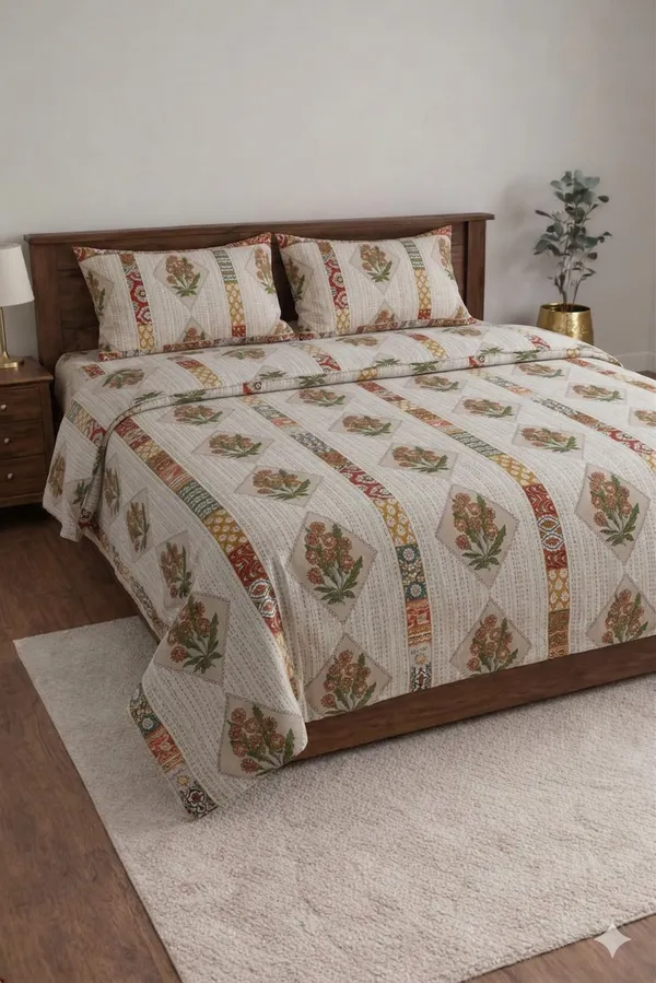 Grey_Cotton_Crown_Double_Bedsheet_With_180_Thread_Count