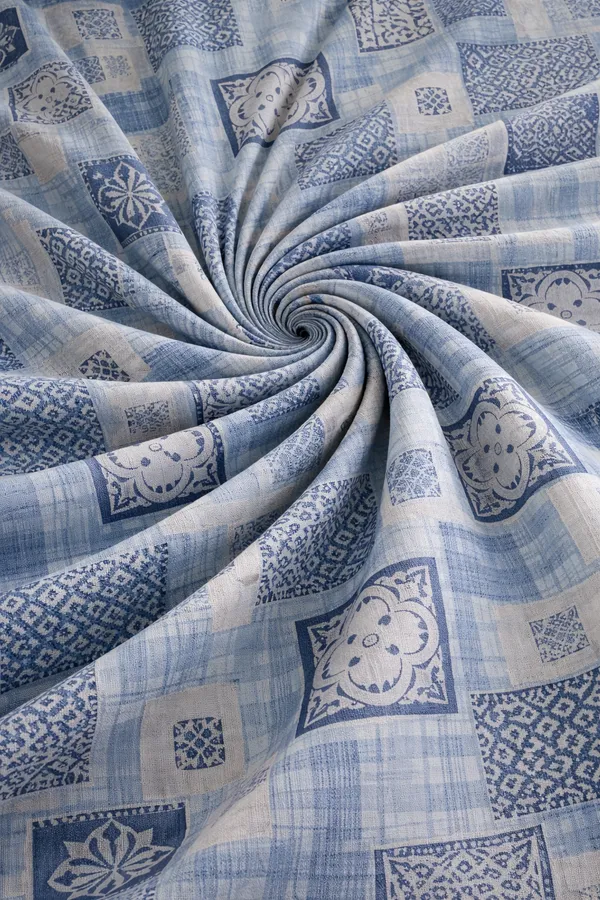 Blue_Cotton_Crown_Single_Bedsheet