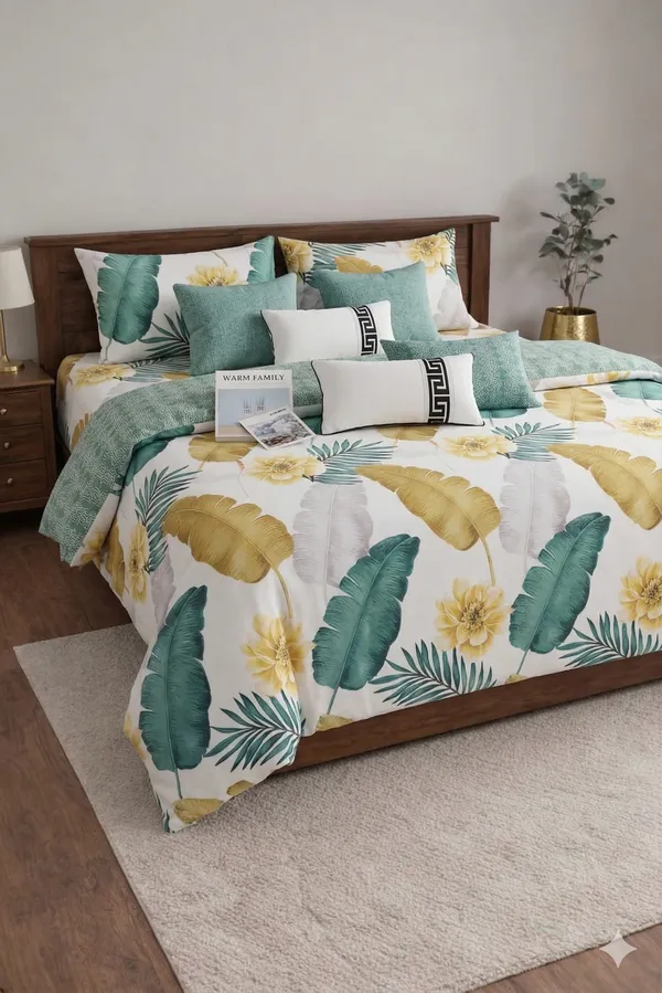 White_Cotton_Stanley_Double_Bedsheet_With_210_Thread_Count