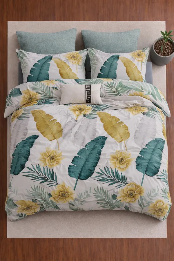 White_Cotton_Stanley_Double_Bedsheet_With_210_Thread_Count