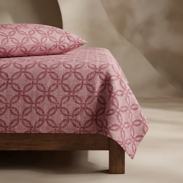 Pink_Cotton_Oscar_Double_Bedsheet_With_180_Thread_Count