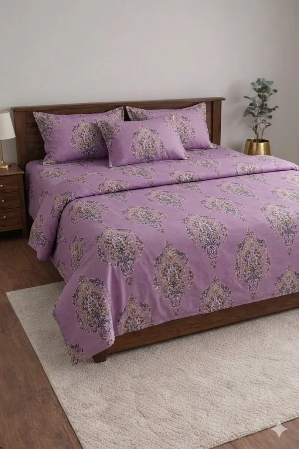 Pink_Cotton_Everyday_Double_Bedsheet_With_180_Thread_Count