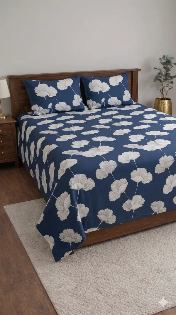 Blue_Cotton_Carnival_Double_Bedsheet_With_180_Thread_Count