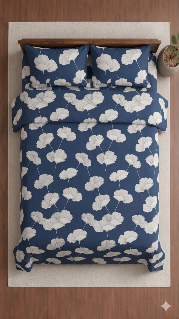 Blue_Cotton_Carnival_Double_Bedsheet_With_180_Thread_Count