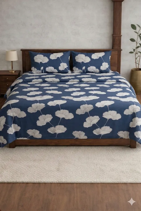 Blue_Cotton_Carnival_Double_Bedsheet_With_180_Thread_Count