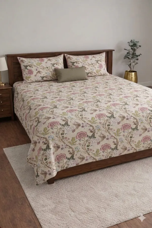 Pink_Cotton_Soft_Touch_Double_Bedsheet_With_310_Thread_Count