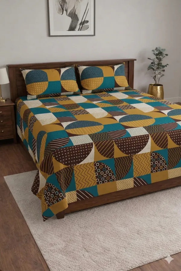 Multicolor_Cotton_Shayan_Double_Bedsheet_With_180_Thread_Count