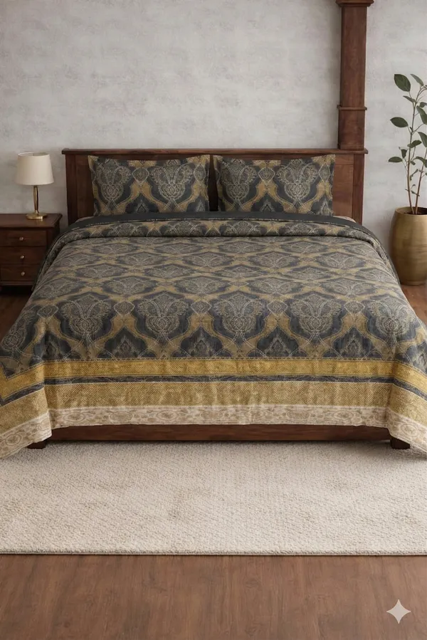 Multicolor_Cotton_Italian_Meenakari_Double_Bedsheet_With_310_Thread_Count