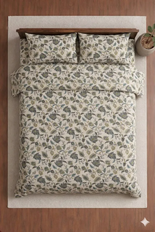 Multicolor_Cotton_Jhankar_Double_Bedsheet_With_180_Thread_Count