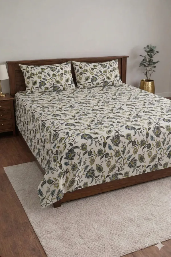 Multicolor_Cotton_Jhankar_Double_Bedsheet_With_180_Thread_Count