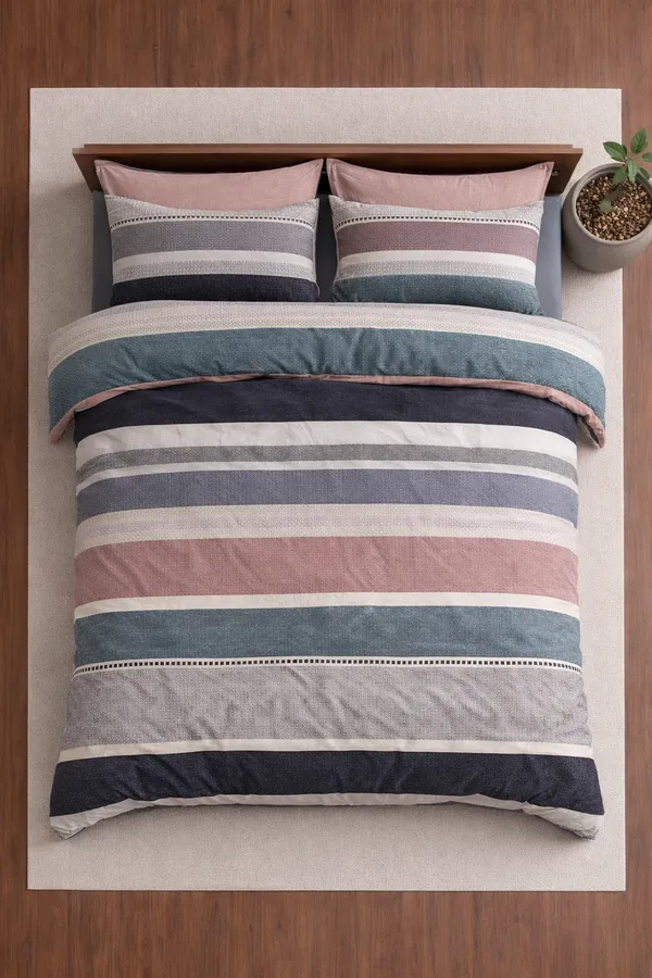 Multicolor_Cotton_Stanley_Double_Bedsheet_With_210_Thread_Count