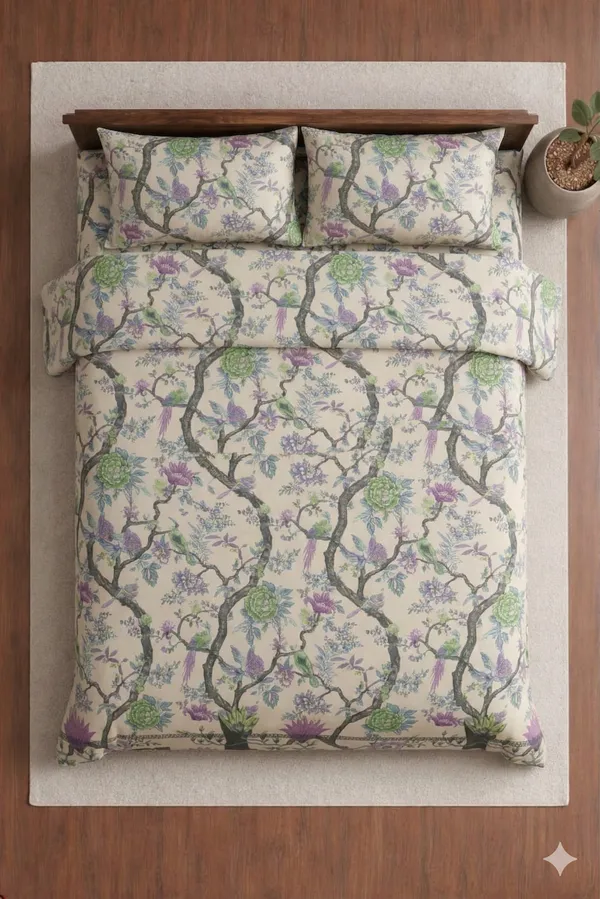 White_Cotton_Palmora_Double_Bedsheet_With_310_Thread_Count
