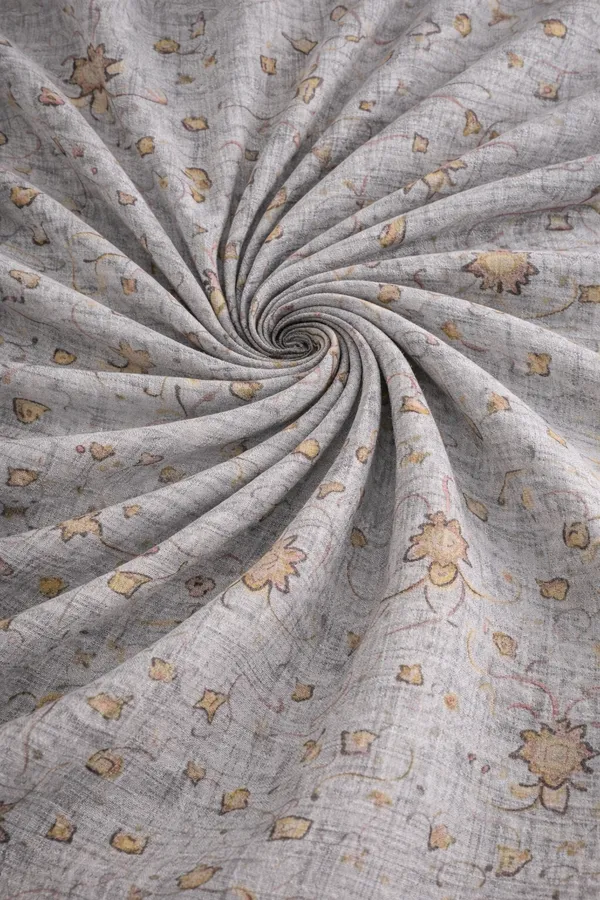 Grey_Cotton_Crown_Single_Bedsheet