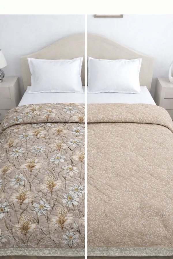 Brown_Cotton_Ac_Quilt_Ac_Quilt/Comforter_With_210_Thread_Count