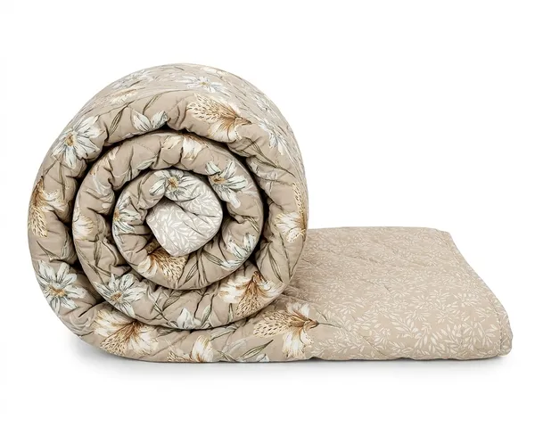 Brown_Cotton_Ac_Quilt_Ac_Quilt/Comforter_With_210_Thread_Count